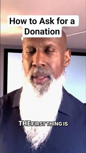 How to Ask for a Donation