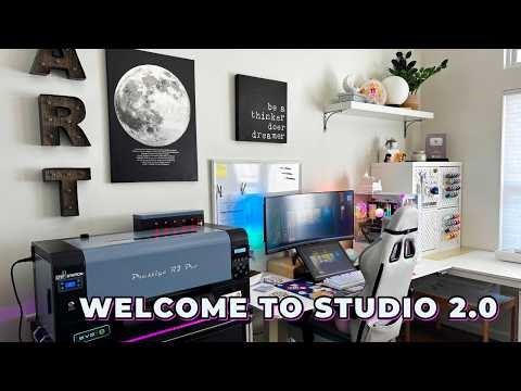 My New DTF Printer Setup | Studio Upgrade Complete