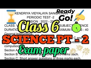 Class 6 Science || PT 2 Exam Paper || NCERT Syllabus || KV Sample Paper || Sas@mita ||