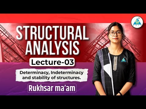 Determinacy of the Structure || by Rukhsar Mam #cgvyapamsubengineer #AE/JE exam #civil engineering