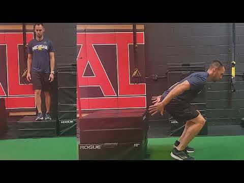 Drop Jump Exercise (2 Feet) | Shock Training Plyometrics