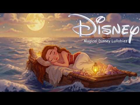Moana’s Moonlit Ocean Ambience 🌊 | Magical Disney Lullabies And Soothing Piano Melodies