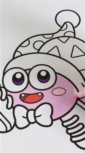 Coloring Kirby Super Star Marx #coloring #kirby #superstar #jester #clown