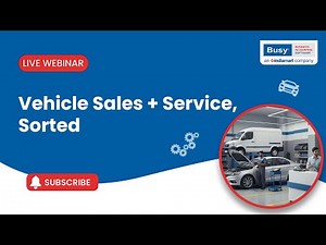 Simplify Vehicle Sales & Service with BUSY | Faster Billing, VIN-wise Tracking, GST Ready