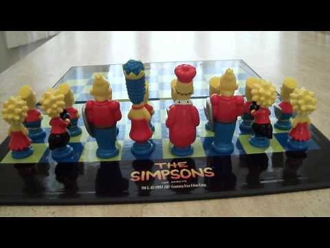 The Simpsons Item Review: 3D Chess Set, Part 2: The Set
