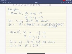 Somme directe de deux sous-espaces vectoriels