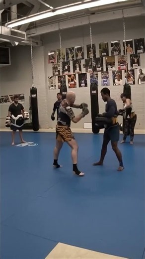 The secret to a heavy Muay Thai combo #muaythai #fitness