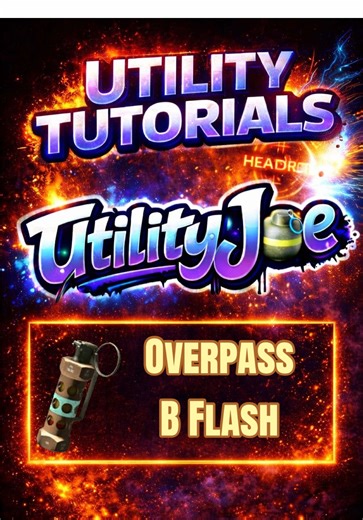 Overpass B Flash #howtoflashbonoverpass #overpass #flash #cs2tipsandtricks #util