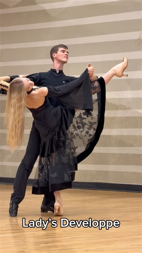 Our Favourite Waltz Figures😍 Double Reverse Overspin Hover Corte Same Foot Lunge Developpe Same Foot Lunge Weave Ending #ballroomdance#dancesport#dancer | Roma Marta Dance Tutorials