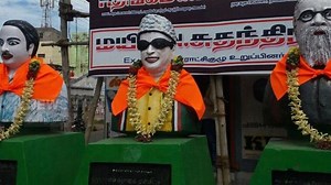 Statue wars: MGR, Anna and Periyar busts defaced in Tamil Nadu