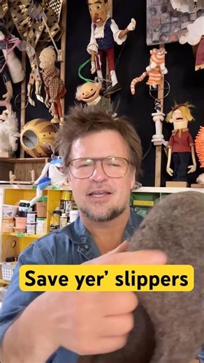 Felting needles, to the rescue. Save your wool clothes.