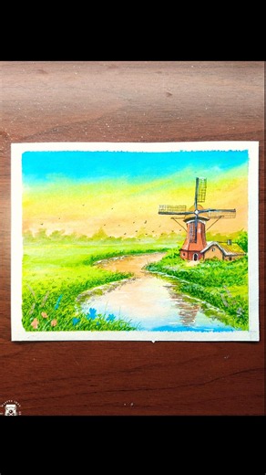 🖼️The Turning Mill #art #shorts