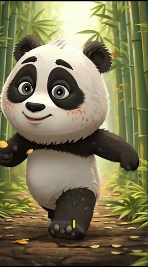 Panda Finds a Magical Leaf | Cute Cartoon Story | Panda Cartoons