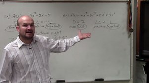 Writing an equation in standard form so that we can determine end behavior