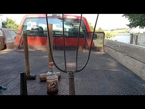 How to replace a hay fork handle