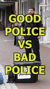 GOOD COP VS BAD POPO .... Georgia Pranksters interactions with the POLICE... most times its very peaceful 🤣😈 #georgia_pranksters #prankvideo #bushman #funnyvideos #scared #broma #bushmanprank #prankster #grandma #cops #savannah | Georgia_Pranksters