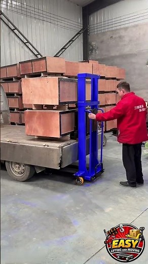 Self Loading Electric Stacker | No Dock Needed | One-Person Operation for Van & Factory