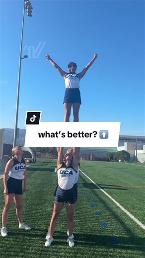 All-Girl Cheer Stunts Showcase at UCA Camp