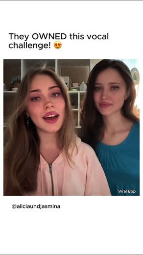 It’s like they Have ONE voice | Washing Machine Heart - Mitski (Alicia x Jasmina) #duet #acapella