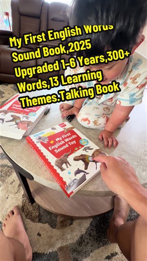 My First English Words Sound Book: Interactive Learning Toy