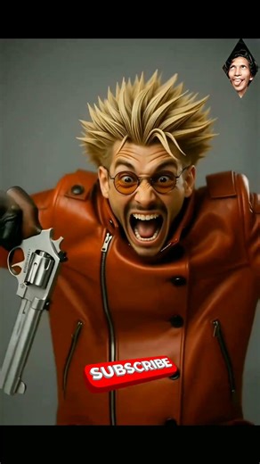 Epic Cosplay Fail: Vash the Stampede's Surprise Punch! #cosplay #VashtheStampede #funny #boxingglove