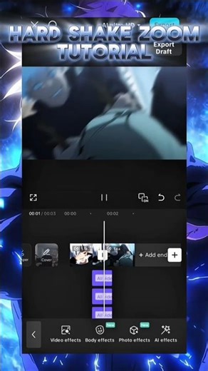 Hard Shake Zoom Tutorial 🔥 #shortsfeed #edit