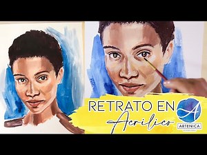 RETRATO EN ACRILICO | ARTENICA Acrylic PAINT PORTRAIT