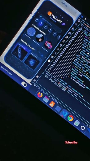 This Flutter app gets real-time space updates from NASA 😳 #nasa #flutter #shorts