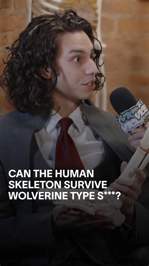 VICE | Can the human skeleton survive "Wolverine type s***?" We asked Jon-Pichaya Ferry and Masha Potemkin from Brooklyn's Bones Museum... | Instagram
