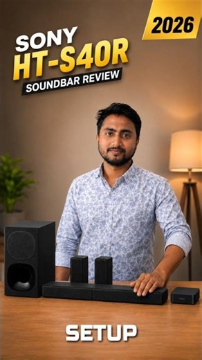 Sony HT - S40R How to Set for Surround Sound⚡ Sony HT - S40R Home Theater | 600w Wireless Speakers