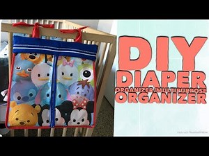 DIY Diaper Stacker /holder | Nursery Organization |