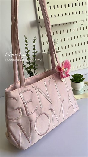 Embroidered Gentle Woman Bag - Elegant and Stylish