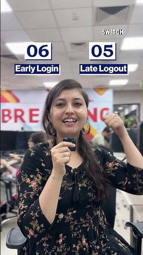 Early Login or Late Logout, which one would you choose? #office #officereels #corporate #thisorthat