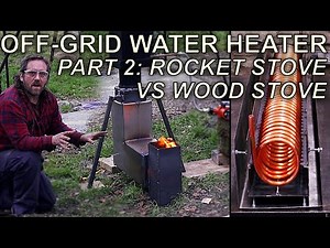 Rocket Stove Water Heater Experiment Pt2 -TOO Powerful?