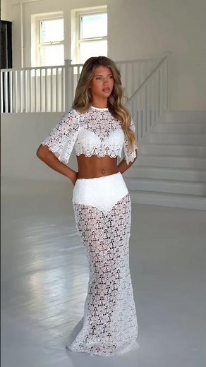 The perfect 🥀 our Melissa short sleeve top & mermaid flared maxi skirt 🌼#shorts #fashion