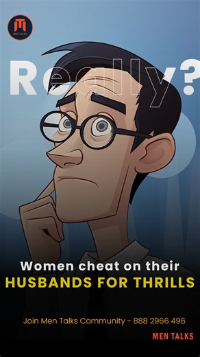 Men Talks on Instagram: "Women cheat on their husbands for thrills @mentalks.in @roopenshu Right now the trend of cheating on husbands and having fun on husband's money is at its peak. What do you think could be the main reason for this? 1 = Money 2 = Sex 3 = Adventure 4 = Thinking (I am everything, I can do whatever I want because I am an educated woman) #mentalks #mentoo #menright #husbands #wifeandhusband #feminista It's important to avoid making broad generalizations about any group of peopl