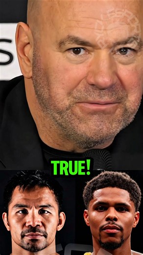 “THAT’S NOT TRUE!” — Dana White REJECTS Shakur Stevenson vs. Pacquiao Fight Rumors! 👀🥊#mannypacquiao