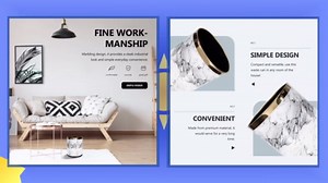 Marble Trash Can Kitchen Waste Bins Trash Bin Containers Bedroom Garbage Container Garbage Bucket for Home and Office