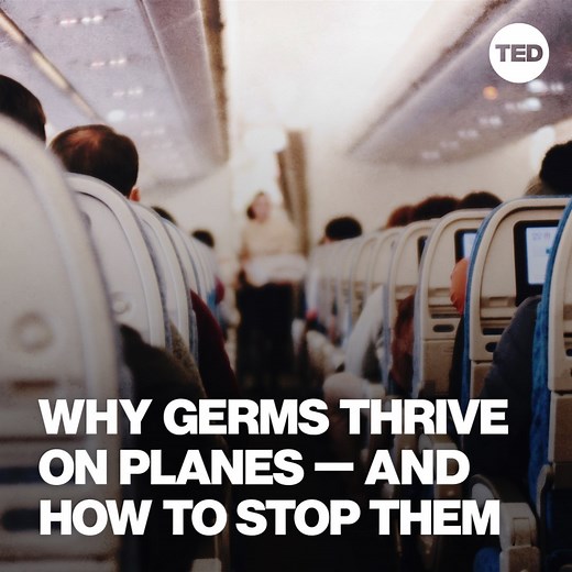 Here's how a sneeze travels inside a plane cabin. Watch Raymond Wang's full TED Talk here: http://t.ted.com/oa2OEWB | TED