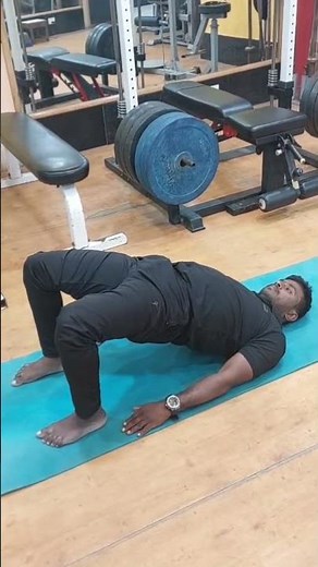 Static Pelvic Bridge Hold Exercise | Beginner Weight Loss Workout |Core + Glutes |