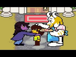 Kris and Susie eat Asgore DELTARUNE Chapter 4 Gameplay