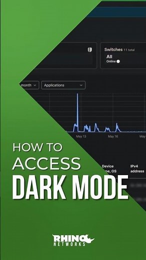 How To Access Dark Mode in the Meraki Dashboard
