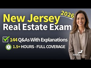 🔑 PASS the 2026 New Jersey Real Estate Exam: ULTIMATE 144 Question Final Review
