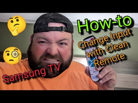 How to change Input on Hotel Samsung TV with clean remote