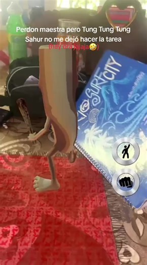 Tung Tung Tung Sahur déjame hacer la tarea, perdón profe el no me dejó #fyp #viral #parati #tarea