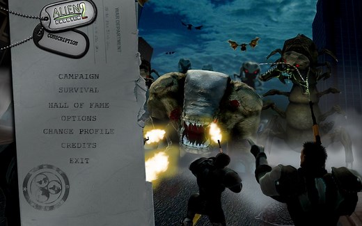 孤胆枪手系列——《孤胆枪手2 征兵》（Alien Shooter 2 Conscription）最高难度全隐藏一命通关