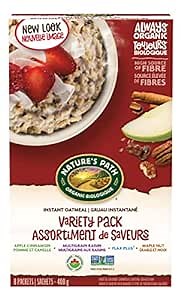 Nature's Path Organic Variety Pack Instant Oatmeal, 14 oz (Pack of 6), Non-GMO