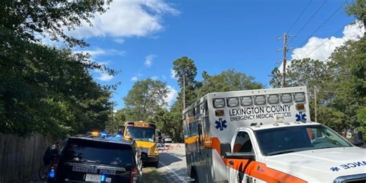 Bus crash causes traffic jam in Lexington County