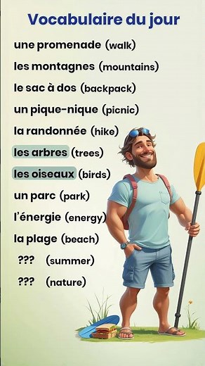 Easy French Story for Beginners A2-B1 | Summer Activities & Friends