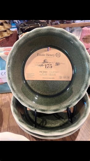 Join us as we celebrate the 175th Anniversary of Emile Henry! This family owned and operated business knows a thing or two about producing fabulous bakeware. Their limited edition anniverary pie dishes are truly stunning, sure to become treasured family heirlooms. And they're here just in time for the holidays. #familyownedbusiness #175thanniversary #madeinfrance #emilehenry #pieplate #pies #bakeware #kitchenshop | The Cupboard